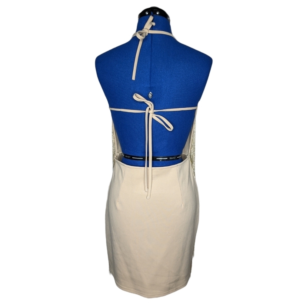 Gold & Nude Dress From Pretty Little Thing - Picture 4 of 6